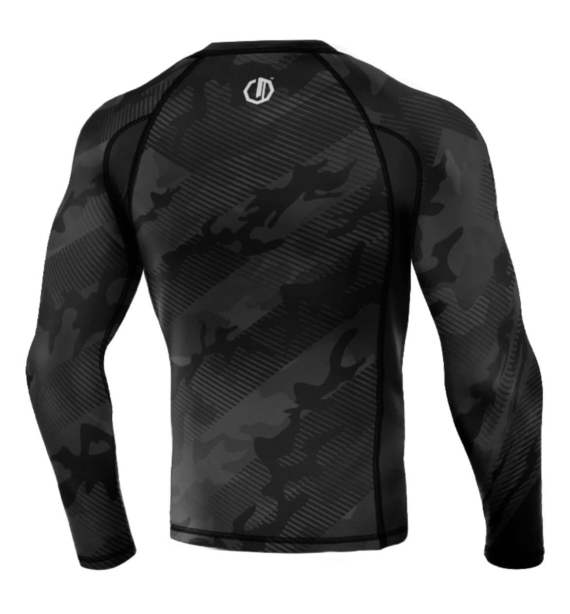 Rashguard - Octagon - dlhý rukáv - Black Line Camo