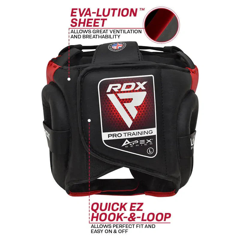Boxerska prilba - RDX - PRO - APEX - s  ochranou lícnice