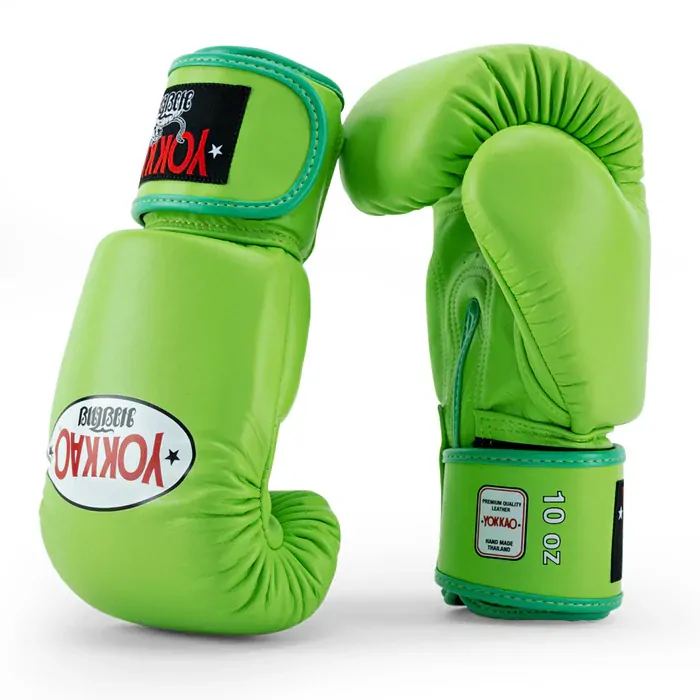 Boxerské rukavice - YOKKAO - Matrix - Lime Zest