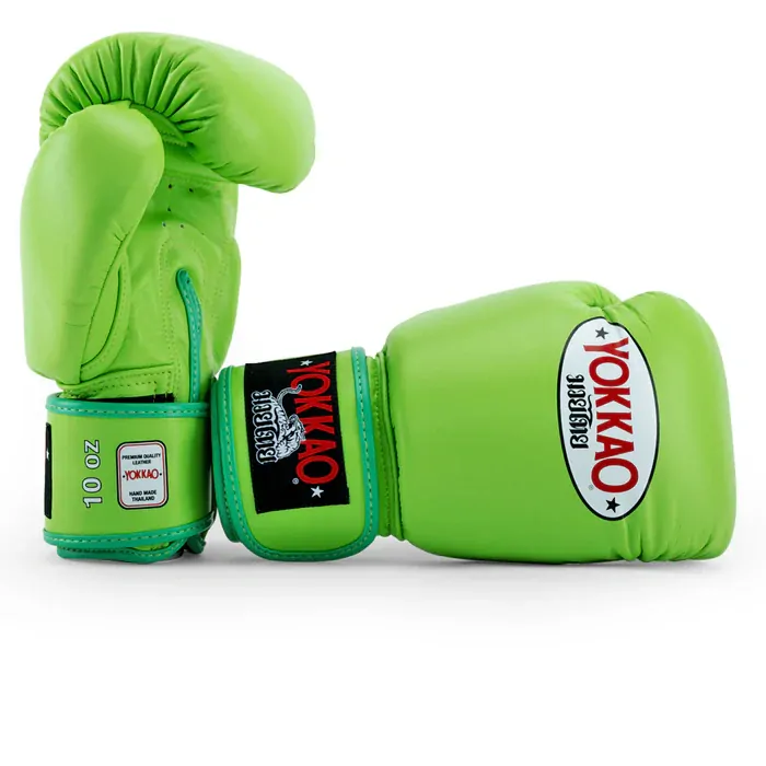 Boxerské rukavice - YOKKAO - Matrix - Lime Zest
