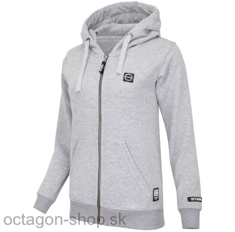 Dámska Mikina - Octagon - Malé Logo s kapucňou zips