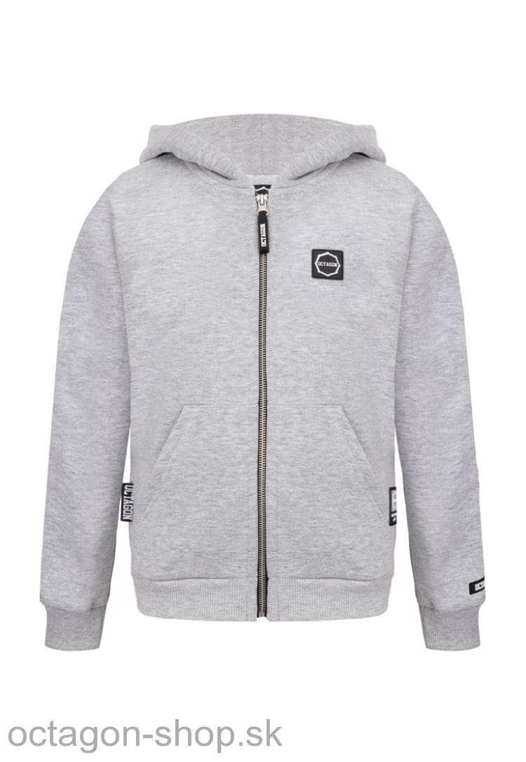 Detská Mikina - Octagon - Malé Logo s kapucňou zips