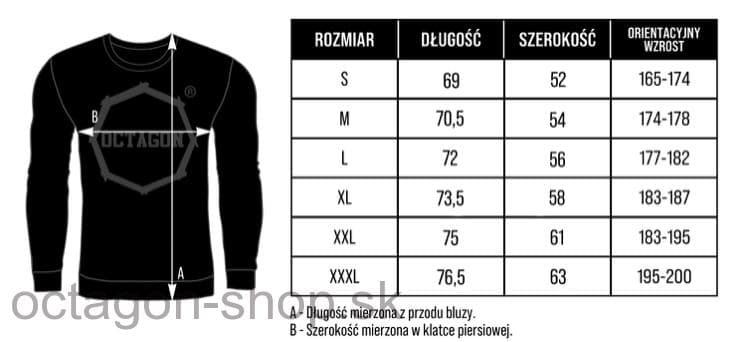 Mikina - Octagon - Stripe s kapucňou