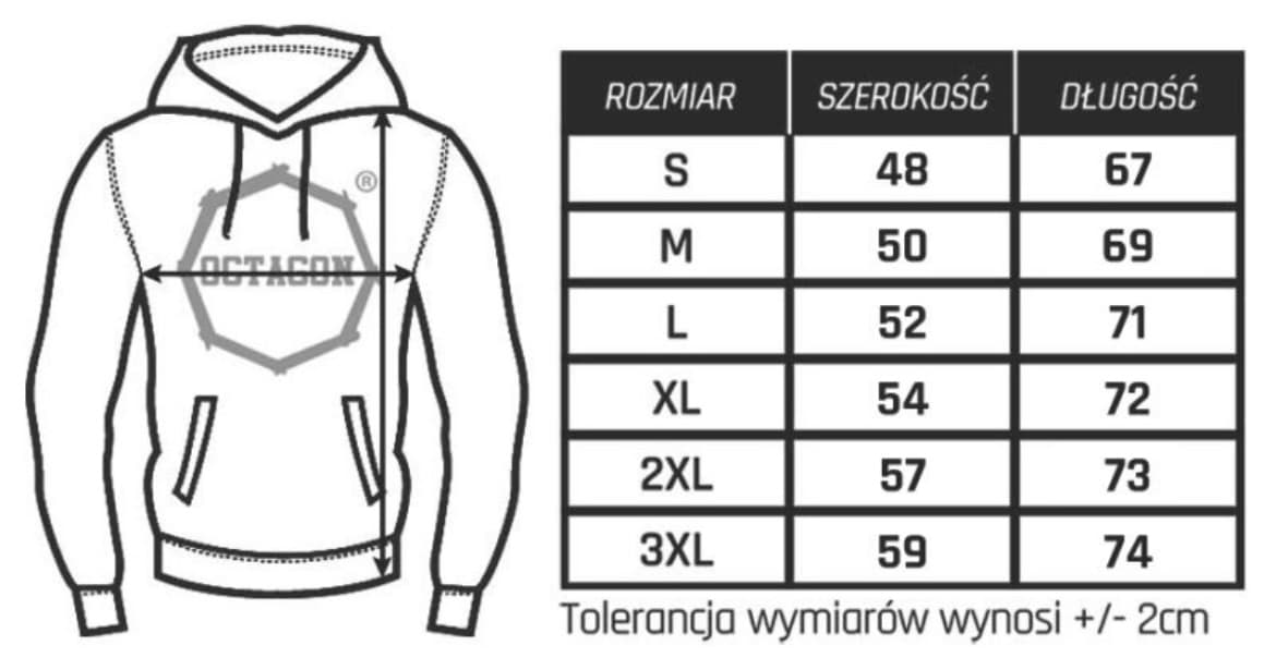 Mikina - Octagon - Unique s kapucňou
