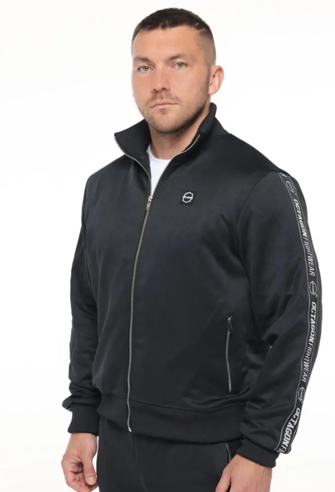 Mikina - Octagon - UTAH - zips - stripe