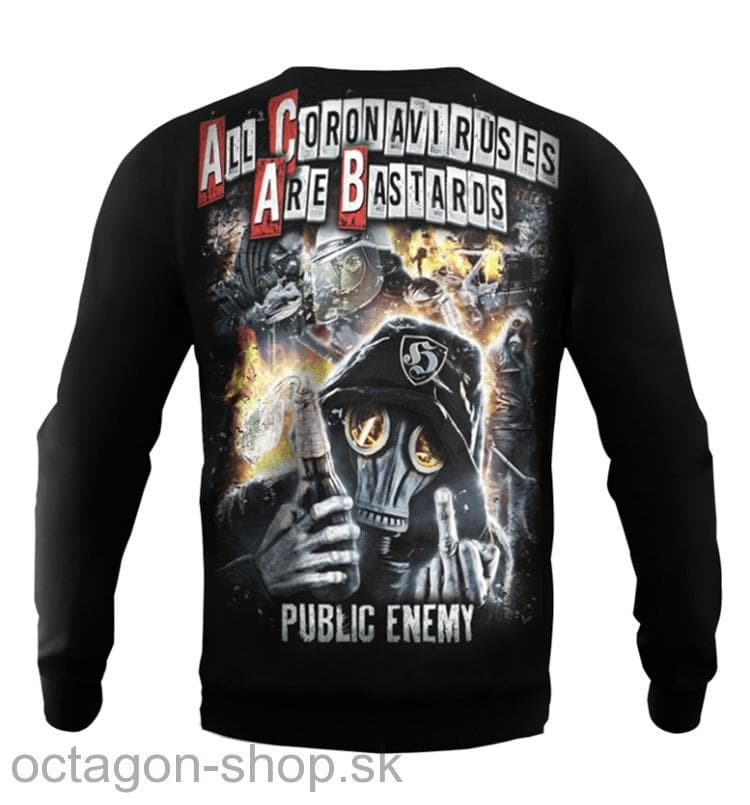 Mikina - Public Enemy - All Coronaviruses are Bastards
