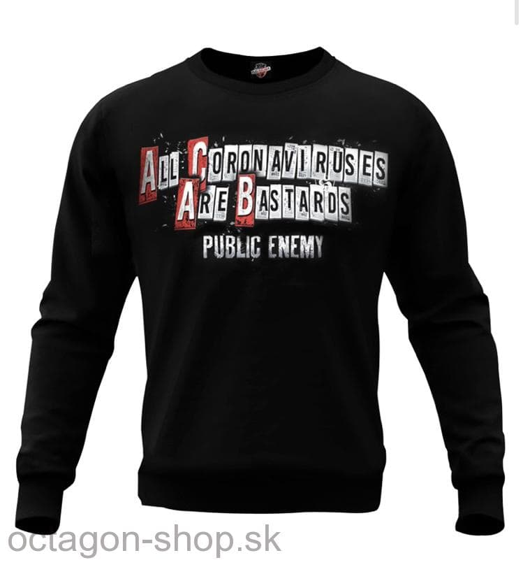 Mikina - Public Enemy - All Coronaviruses are Bastards