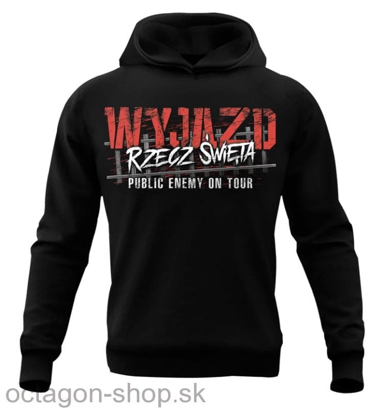 Mikina - Public Enemy - Wyjazd s kapucňou