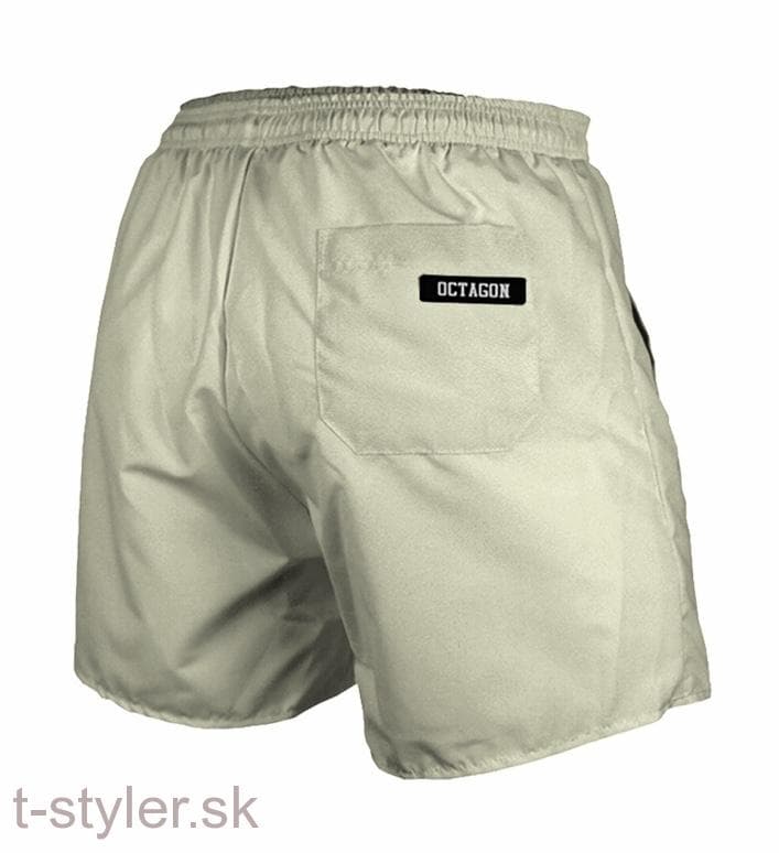 Plavky - Gumenné logo - Svetlé Khaki