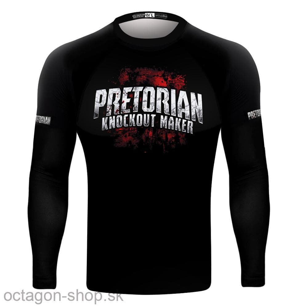 Rashguard - Pretorian - dlhý rukáv - Knockout Marker