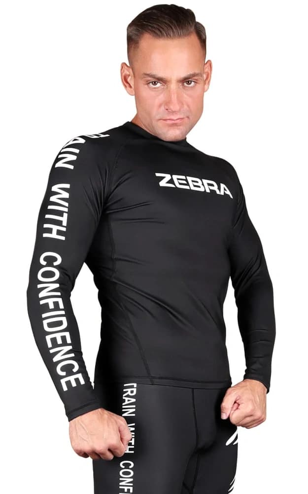 Rashguard - ZEBRA s dlhým rukávom - Performance