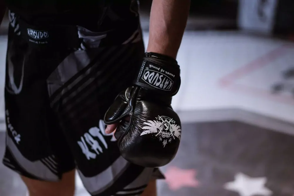 Sparingové MMA rukavice - Katsudo kožené