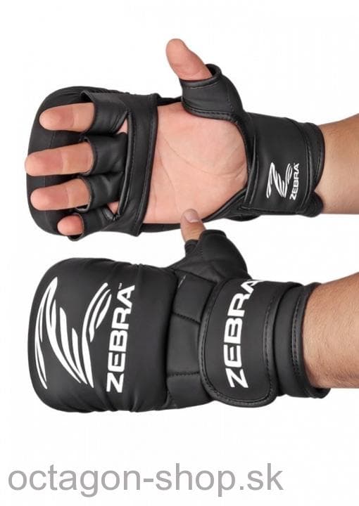 Sparingové MMA rukavice - Zebra