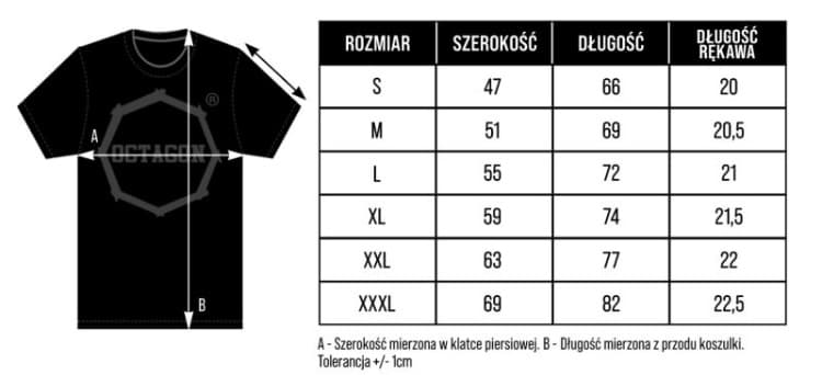 Tričko - Octagon - Small logo