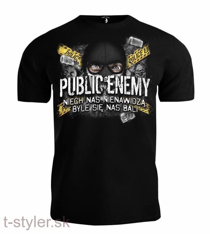 Tričko - Public Enemy - Niech Nas Nienawidza