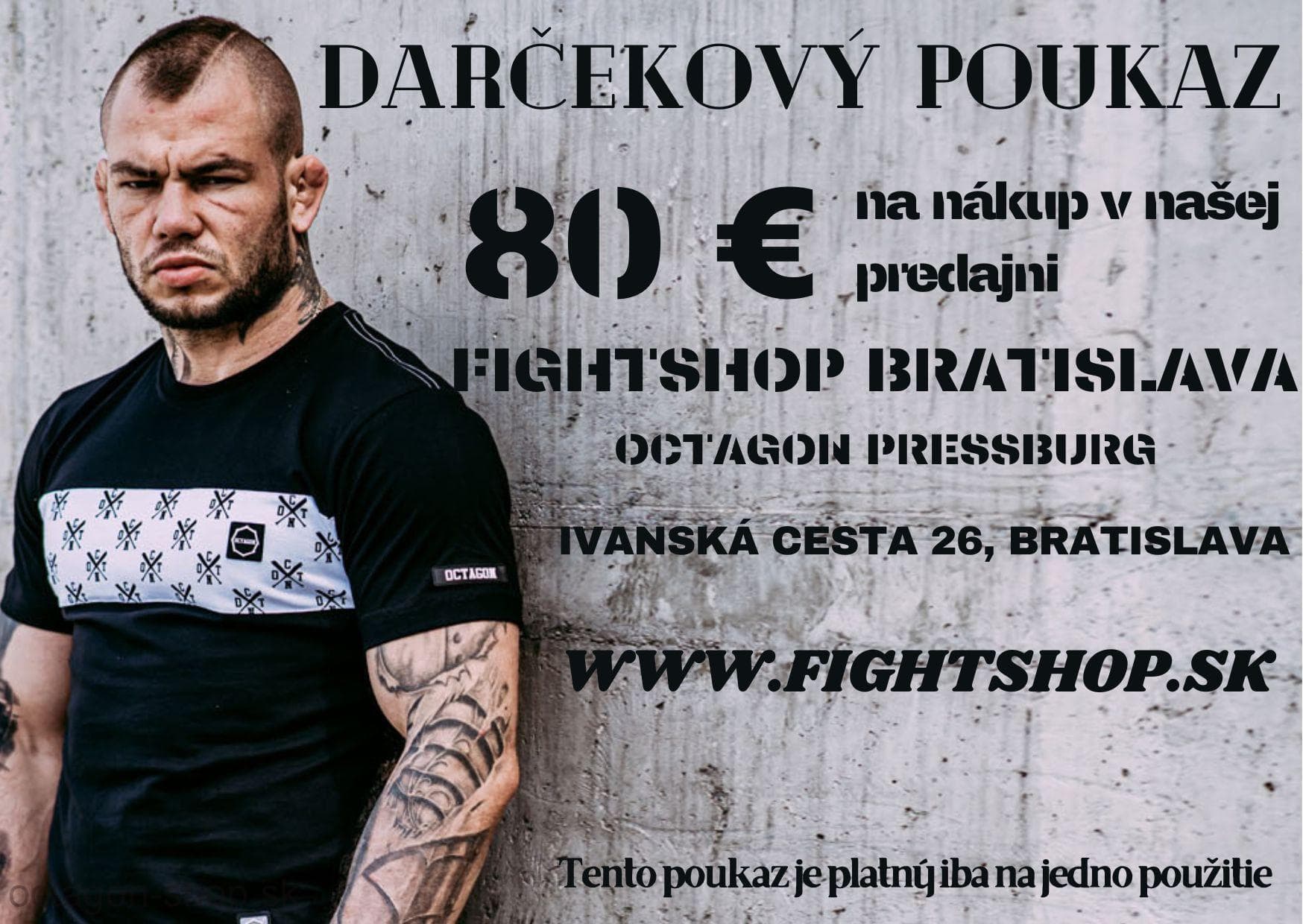 Darčekový poukaz 80 EUR
