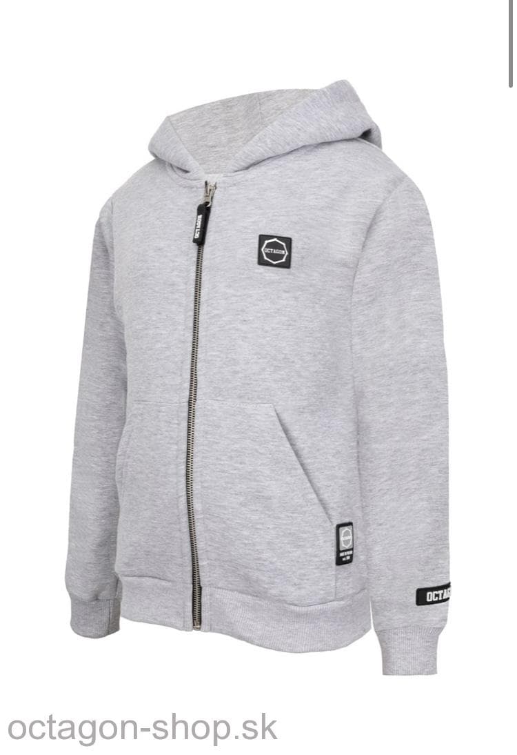 Detská Mikina - Octagon - Malé Logo s kapucňou zips