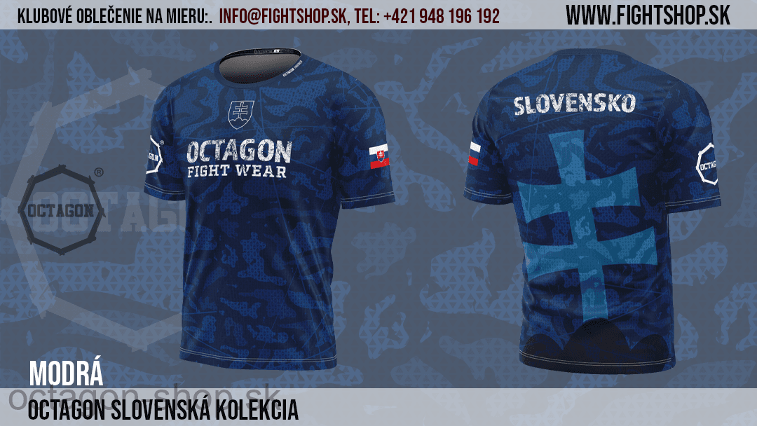 Detské športové tričko - Octagon - Slovak Collection
