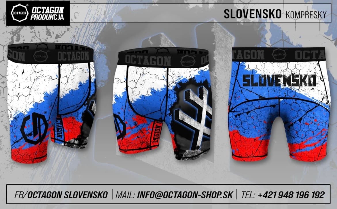 Kompresné trenky - Octagon - Slovak Collection 2026