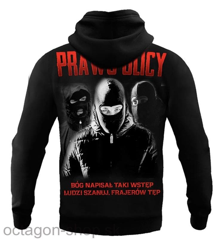 Mikina - Public Enemy - Prawo Ulicy s kapucňou