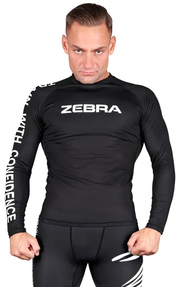 Rashguard - ZEBRA s dlhým rukávom - Performance