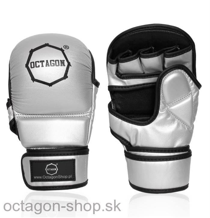 Sparingové MMA rukavice - Octagon - Metallic