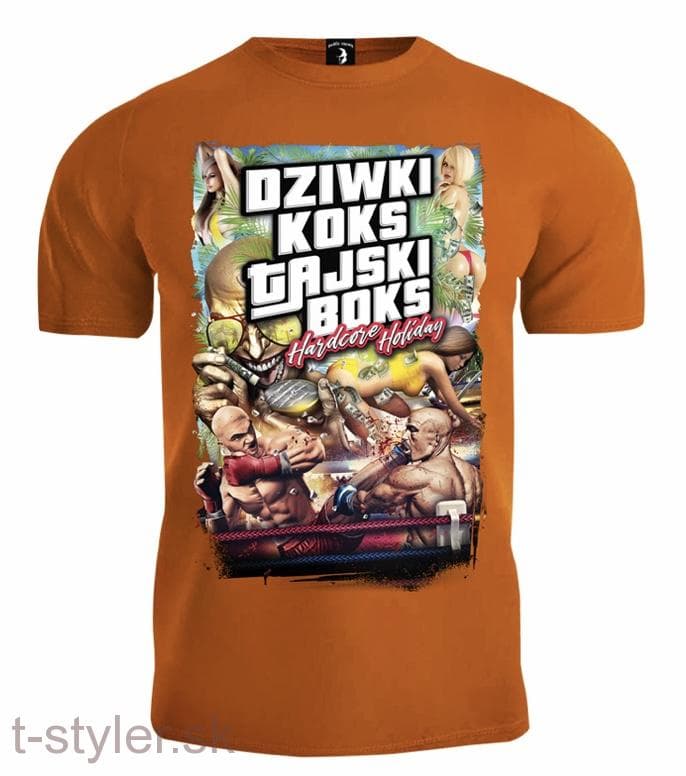 Tričko - Public Enemy - Dziwki Koks Tajski Box
